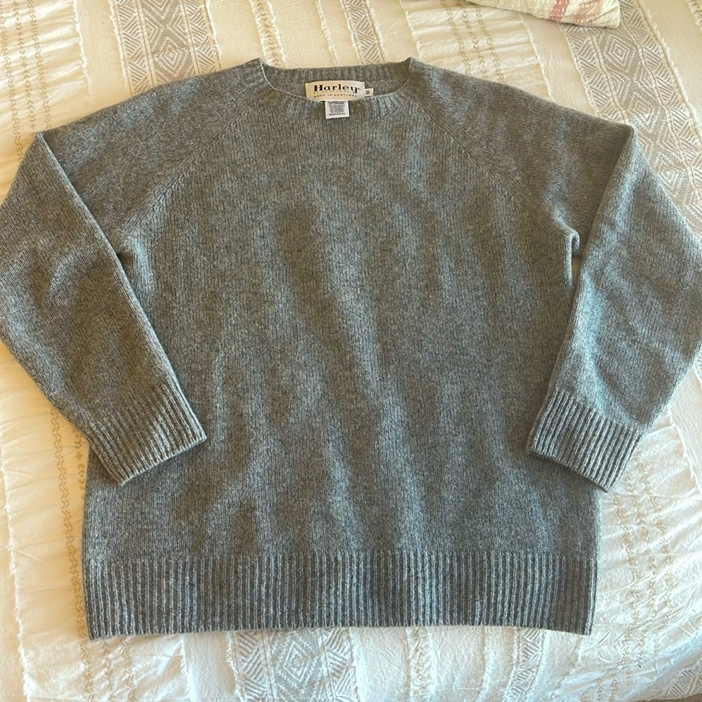 Harley of Scotland Sweater (Grey-Medium)